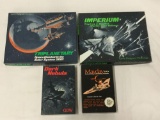Lot of 4 Strategy Games by Game Designers Workshop. Triplanetary, Imperium, Dark Nebula, and Mayday.