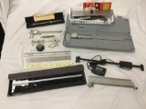 Large lot of measuring tools, mostly calipers and some rulers, digital and analog.
