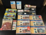 Lot of HO scale plastic building kits for diorama scenery; 8x AHM : Rooming House, Aunt Millie?s