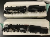 2x HO scale metal model train engines, Union Pacific 4073 and other unmarked.