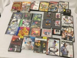 Lot of assorted vintage video games for PlayStation, PS2, PS3, Dreamcast, GameCube, and PC. Ratchet