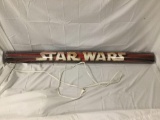 Star Wars Episode 1 movie theatre display light, tested and working, 48 x 4 inches.