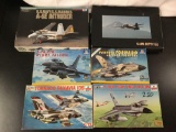 6x military plastic model kits, 1/72 scale; ESCI Tornado Panavia IDS, ESCI F-16A Fighting Falcon,