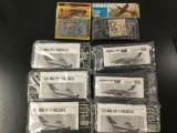 6x plastic model kits, 1/72 scale; AirFix Savoia Marchetti S.M.79, Roden Fokker D.VII, AirFix Kaman