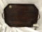 Rail Antique Collection handcrafted in Zimbabwe - serving tray with brass handles