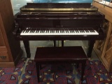 Sojin Grand Piano, Made in Korea, Model no. PG-1, serial no. G028272, incl. piano bench