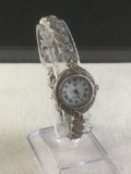 Vintage fancy sterling silver watch