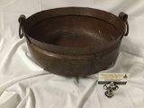 Antique copper vat from Nepal, used in making yogurt