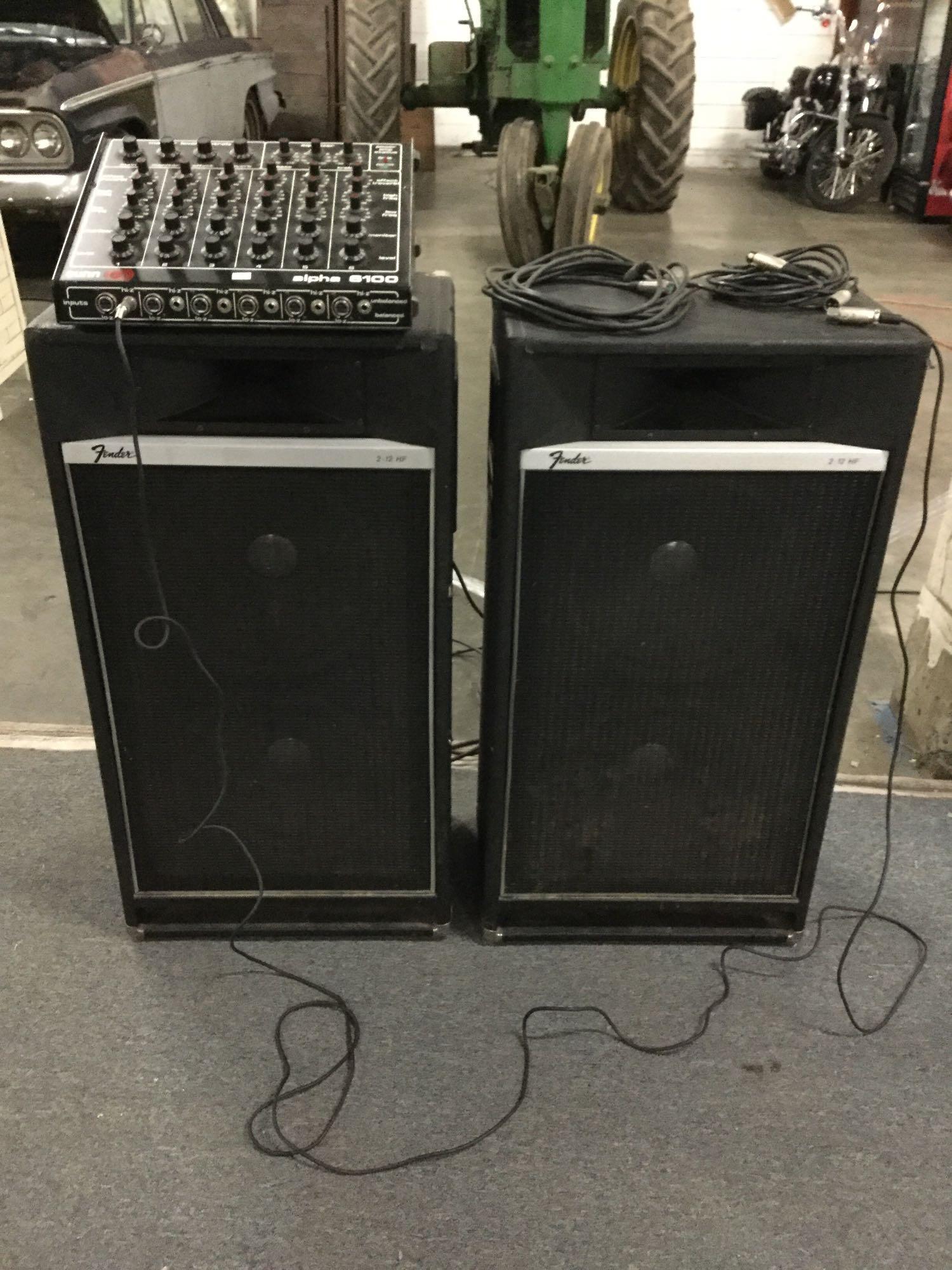 Sunn Alpha 6100 power Amp, plus XLR cords, | Proxibid