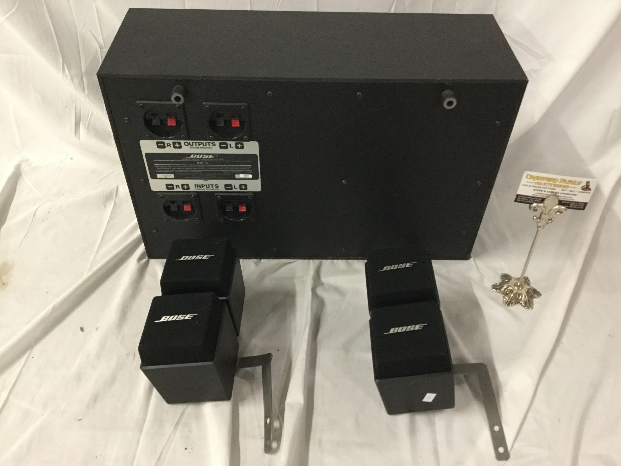 1986 Bose Acoustimass speaker system #AM-5, box | Proxibid