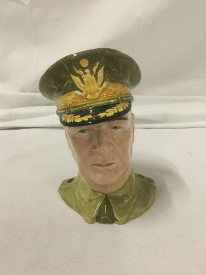 Royal Winton General Douglas MacArthur head mug. 6.5 inches tall