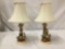 2x Vintage Hummel/Goebel Ceramic Table Lamps made in West Germany. Tested, working.