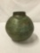 Maitland-Smith high end decor metal vase/jar with forced bronze patina