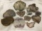 11 assorted crystal, rocks/mineral specimens incl. large slices, quartz etc see pics