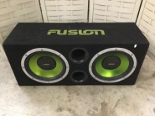 SPEAKERBOX; Fusion EN-AB2120 twin subwoofer with | Proxibid