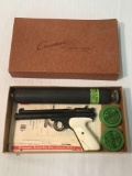 Crosman 22 Co2 Pellet Gun Model 116. In original box with pellets and Co2 refill canister