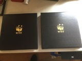 2 binders of the World Wildlife fund first day cover stamp collection