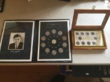The U. S. Commemorative Kennedy half dollar set and The Indian Head cent collection