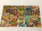 x10 Issues of Marvels Fantastic Four. Issues 63, 66, 85, 90, 91, 122, 128, 206, 260, and Annual 5.