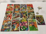 13 vintage DC comics incl. (67') Batman #194, The Flash #190 (69'), The Spectre #1 & 2 etc see desc
