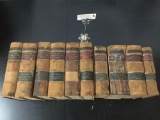 10 antique law books incl. 6x New York Common Law 1886 & 4x 1882 American Decision Digest