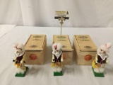 3 lmt ed. Adrian Taron & Sons nutcrackers w/ boxes - 3x Alices White Rabbit #219, 393 & 307/10000