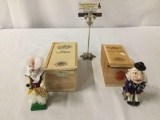 2 lmt ed Adrian Taron & Sons nutcrackers White Rabbit & Humpty Dumpty #'s 352 & 1400/10000