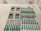 Fiesta flatware collection 4x sets in box plus 9x butter knives, 9x salad fork etc - large set