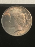 VG quality 1922-P silver Peace dollar