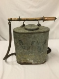 Indian Pump Water Firefighters Backpack, Marked WV