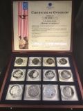 History of America 12 coin collection. 6 are .999 silver @ 20 grams each