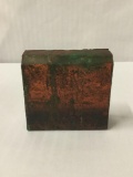 Solid block of copper - 9 lbs 7.2 oz