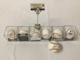 7 authentic signed MLB balls by Mariners players - JJ Putz, Mark Lowe, Battista, etc
