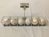 6 authentic signed MLB balls by Mariners players - Mike Sweeney, Mike Morse, Blakely etc