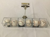 6 authentic signed MLB balls by Mariners players - Kyle Seager, Shin Soo Choo, Vargas, etc