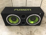 SPEAKERBOX; Fusion EN-AB2120 twin subwoofer with built in amplifier