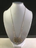 20 inch 14K gold mothers necklace @ 5.3 grams