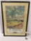 Framed British Railways poster print St. Andrews approx 25.5 x 37 inches