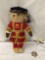 Harrods Knightsbridge Merrythought England stuffed bear with original tags 17 x 11 inches