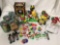 Large lot of M&M?s collectible toy figures banks Nutcracker Holiday candy dish Hot rod car