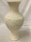 Home decor white Asian style vase approx 20 x 9 inches