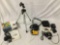 Lot of 3 cameras and equipment; Minolta 110 Zoom SLR w/ Honeywell flash, Canon PowerShot S50