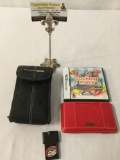 Nintendo DS w/ case and Cooking Mama game - sold as is