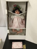 The Fayzah Spanos Collection Limited porcelain baby doll Cherish w/ COA 47/1000 25 inch