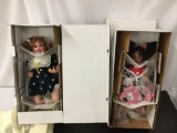 2x Precious Heirloom Dolls Fayzah Spanos porcelain Im so Precious 55/196 Sugar Berries 236/500