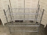 Seville Classics INC metal wine bottle rack w/ 4 shelves