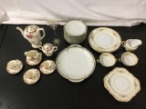 Selection of vintage China incl. Noritake, Prussia Royal Rudolstadt & Japanese pieces