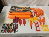 Hot Wheels Assorted Tracks and Miniature Cars - nice lot!