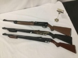 Lot of 3 Vintage BB gun rifles ; 2x Daisy model 25, Crossman Air Gunn?s Model 2200A Magnum 37x5