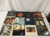 12 Lp records; Pink Floyd Rod Stewart Eagles Neil Diamond Paul Horn Allman Brothers